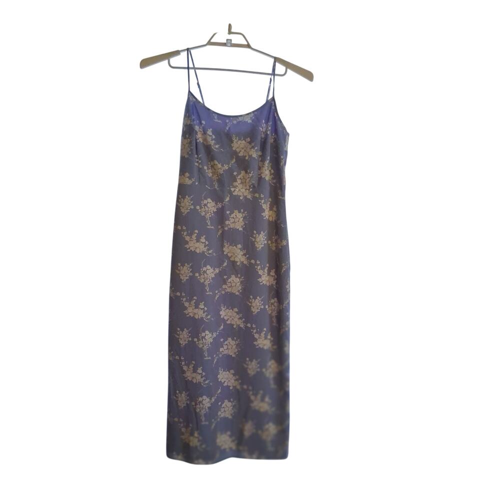 Abercrombie & Fitch nwt dress womens Medium blue floral midi